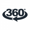 360-degree-icon-flat-vector-12106686